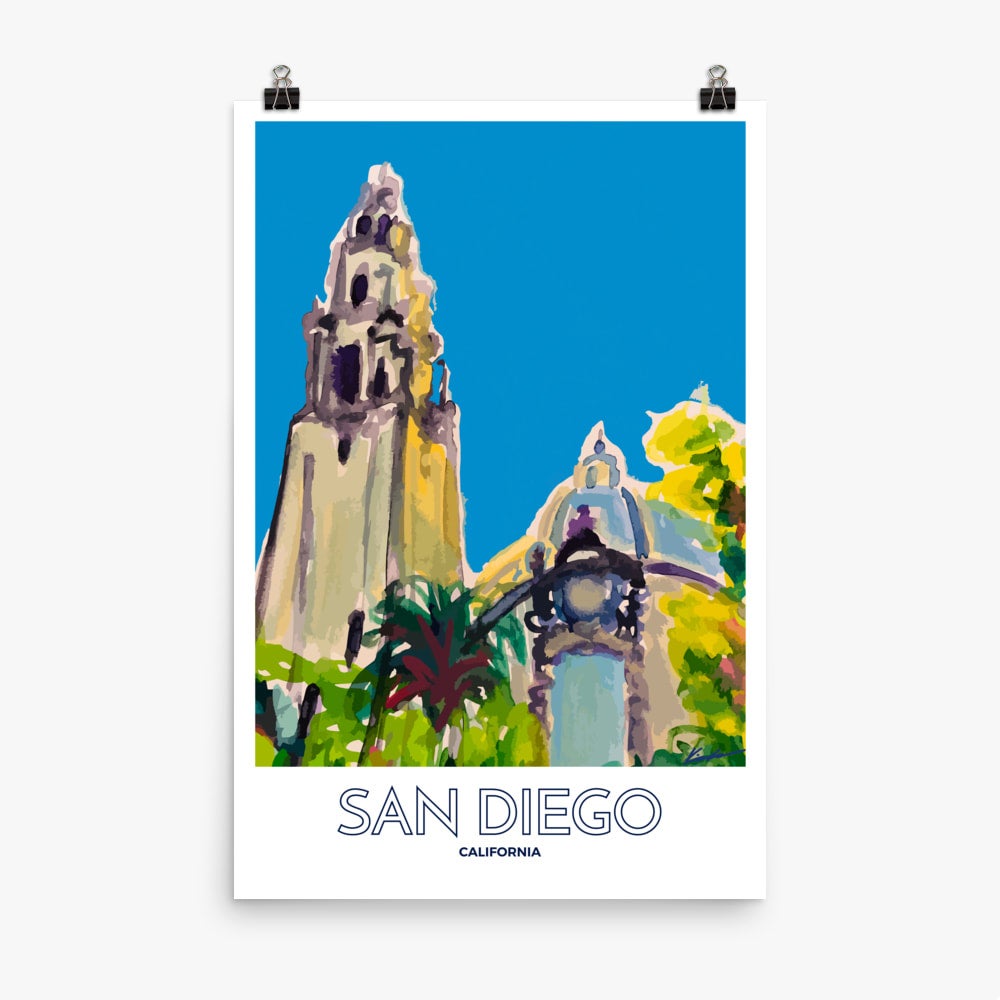 Balboa Park, San Diego California Poster
